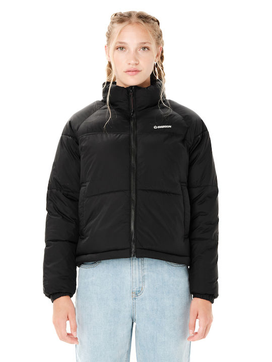 Emerson Women's Puffer Jacket for Winter Black