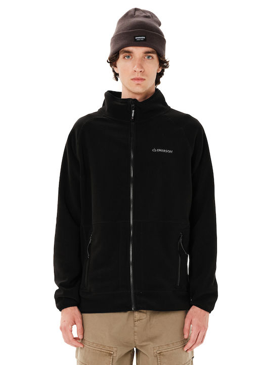 Emerson Herren Fleecejacke Schwarz