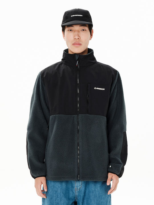 Emerson Herren Fleecejacke Forest Green/Black