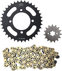 JT Sprockets Set Lanț și Pinioane pentru Yamaha Crypton 110 JT Sprockets Set Lanț și Pinioane pentru Yamaha Crypton 110
