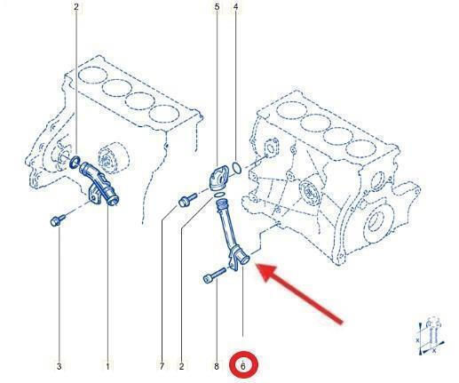 Furtun către Pompa de Apă Vivaro 2.0 Benzină-ibras-br12348