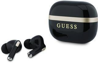 Guess Gold Line Glossy In-ear Bluetooth Handsfree Headphones with Gold Charging Case