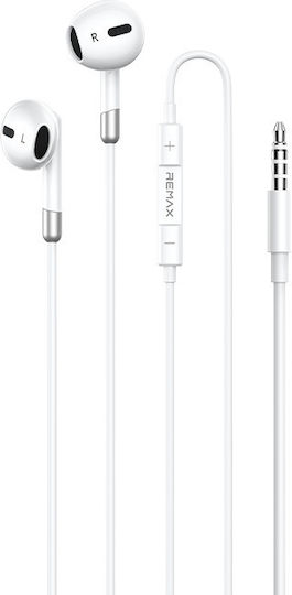 Remax RM-05WH Căști Intraauriculare Handsfree cu Jack de 3,5 mm Albe