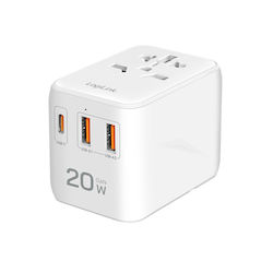 LogiLink Încărcător Fără Cablu cu 2 Porturi USB-A și Port USB-C 20 W Power Delivery Alb (PA0356) LogiLink Încărcător Fără Cablu cu 2 Porturi USB-A și Port USB-C 20 W Power Delivery Alb (PA0356)