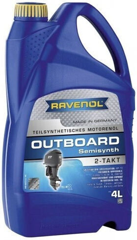 Λάδι Εξωλέμβιους Κινητήρες Ravenol Outboard 2t Ημι-συνθετικό 4l