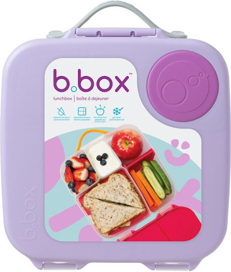 B.Box Plastik-Lunchbox für Kinder 2 l Lila