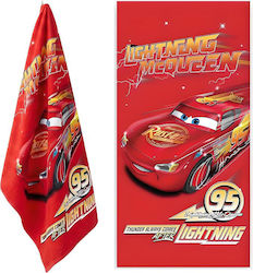 Плажна кърпа Cars McQueen 70x140 см – 100% памук Плажна кърпа Cars McQueen 70x140 см – 100% памук