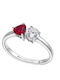 Vogue Damenring mit Zirkon aus Silber
