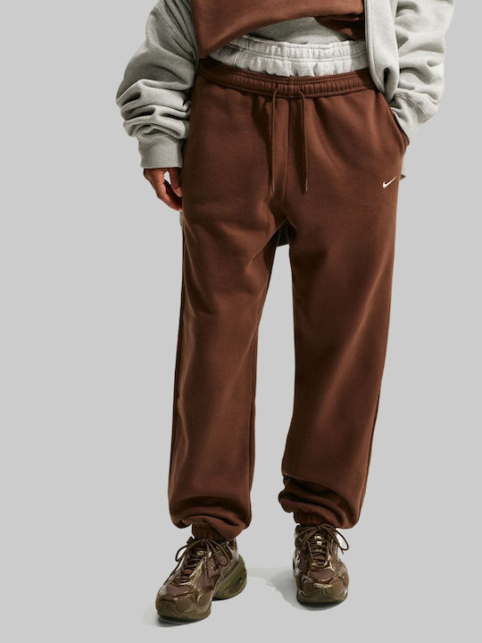 Nike Studio Fleece Sweatpants Fleece Brown