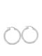 35mm 925 Silver Hoop Earrings Rssh031