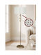 SteweHome Floor Lamp H153cm Burgundy