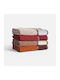 Nef-Nef Homeware Tanger Armchair Throw 180x180cm Burgundy/Paprika