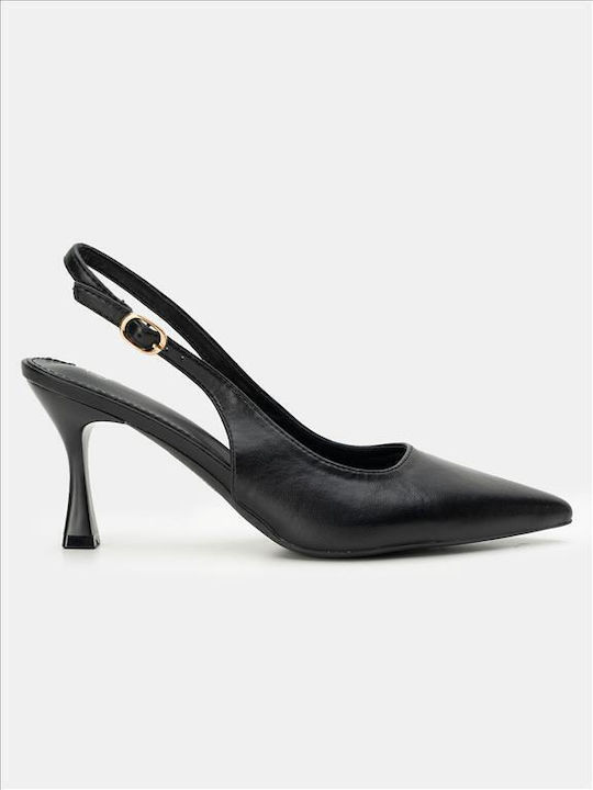 Happy Corner Black Heels