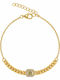 Jools Damenarmband Kette aus Vergoldetem Silber 17 cm