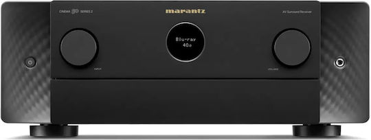 Marantz Cinema 50 Series 2 Home Cinema Amplifier 4K/8K 9.4 Channels 110W/8Ω 150W/6Ω with HDR and Dolby Atmos Black