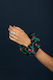 Chaton Diane Scrunchie Green