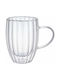 Salt & Pepper Κούπα Γυάλινη Διάφανη 350ml 2τμχ