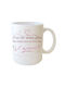 Dorosimo Te Iubesc Cană Ceramică Albă 330ml