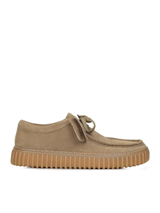 Clarks Torhill Lo Herrenmokassins in Beiger Farbe