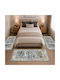 Homeone Modern Schlafzimmer-Teppichsets Samt 3 Stück