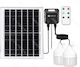 Aigostar Hanging Solar Light 140W 1400lm with Remote Control IP65