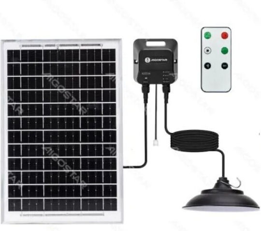 Aigostar Hanging Solar Light 70W 700lm Cool White 6500K with Remote Control IP65