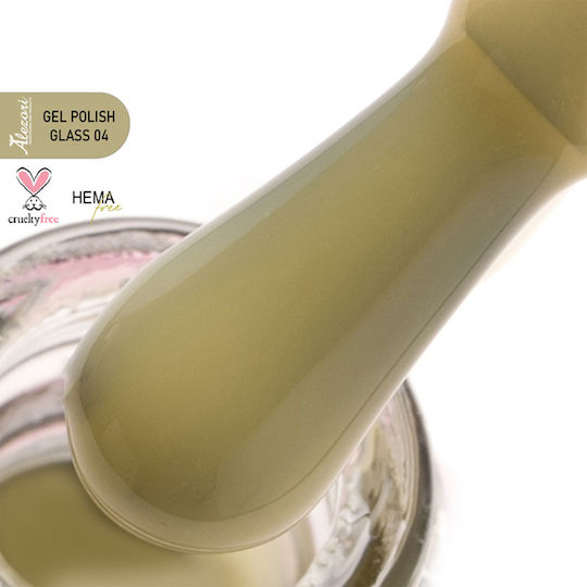 Alezori Semipermanenter Nagellack Khaki