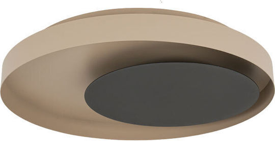 Zambelis Lights Java Plafonieră LED cu Schimbare de Culoare Maro Neagră Ø48 cm 2683 Reglabilă ca Intensitate