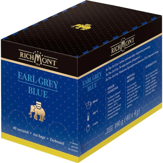 Richmont Earl Grey Blue Τσάι 40 Φακελάκια