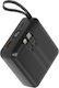 Akashi Powerbank 10000 mAh 22,5 W mit USB-A- und USB-C-Anschluss Schwarz