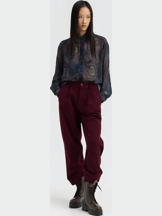 Namaste Areli Women's Corduroy Trousers with El...