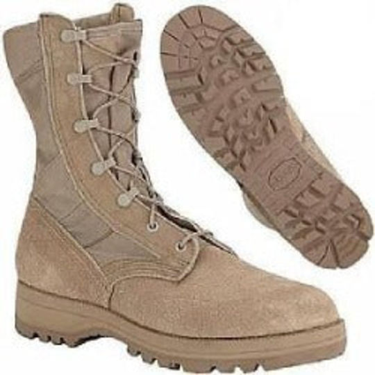 Altama Militärstiefel aus Leder für die Wüste Beige