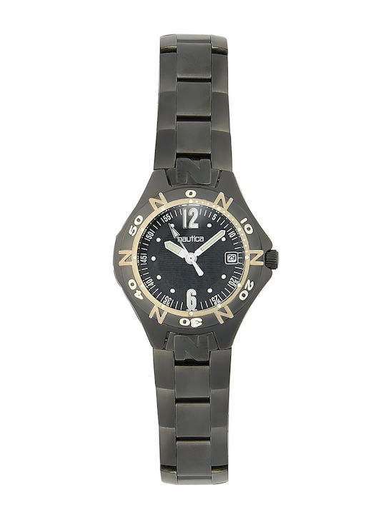 Women's 30mm Battery Watch with Grey Metal Bracelet