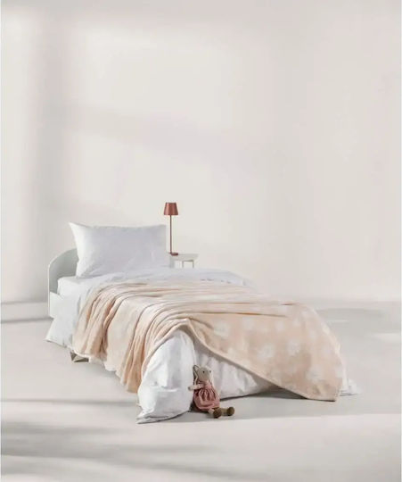 Kentia Fleecedecke Pink - White 220x160 cm