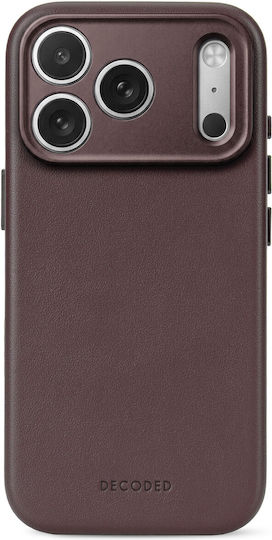 Decoded Back Cover Δερμάτινο Καφέ (iPhone 18 Pro / 17 ProXiaomi 17 Pro)