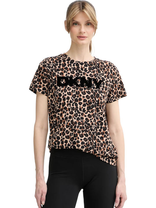 DKNY Women's Leopard Blouse