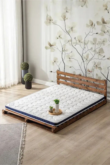 SteweHome Ανώστρωμα Ημίδιπλο Πουπουλένιο 120x200x8εκ.