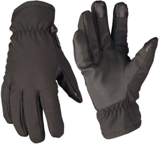 Mil-Tec Softshell Thinsulate Winter Gloves Black Size X-Large