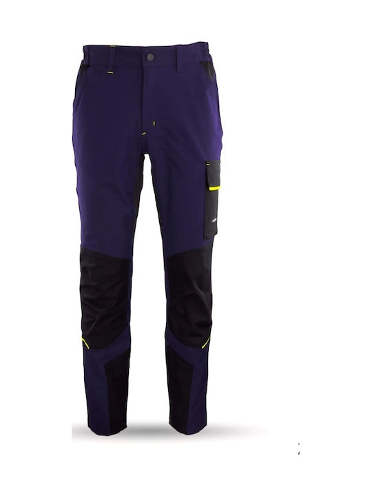 Galaxy Pantaloni de Lucru Reflectorizanți Albastru Marin