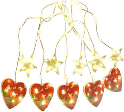 Weihnachtsdeko LED-Lichtervorhang Herz 10-100 l 150150