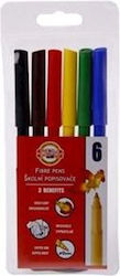 Koh-I-Noor Markers Set 6 Colours Koh-I-Noor Markers Set 6 Colours