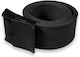 Xdive Elastischer Bleigurt aus 3 mm Latex mit Kunststoffschnalle, Schwarz