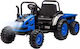 Tractor Electric pentru Copii, 12 Volți, Albastru, pentru 5+ Ani