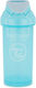 Twistshake Kinder-Trinkflasche mit Strohhalm Hellblau 360 ml