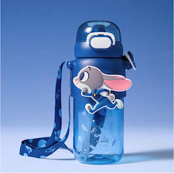 Miniso Kinder-Trinkflasche aus blauem Tritan-Kunststoff Miniso Kinder-Trinkflasche aus blauem Tritan-Kunststoff