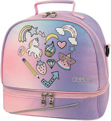Polo Kid’s Fun II School Lunch Bag Purple Unicorns