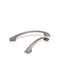 Conset Metal Furniture Handle in Silver Color with 96mm Hole Centers ICP-13723_NikelSatine_96mm