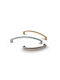 Conset Metal Furniture Handle in Silver Colour with 64mm Hole Centers ICP-13714_NikelSatine_64mm