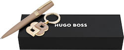 Hugo Boss Σετ Στυλο Διαρκειας Μπρελοκ Double B Nude Hugo Boss Σετ Στυλο Διαρκειας Μπρελοκ Double B Nude