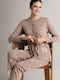 Infiore Winter Beige Women's Pyjama Set